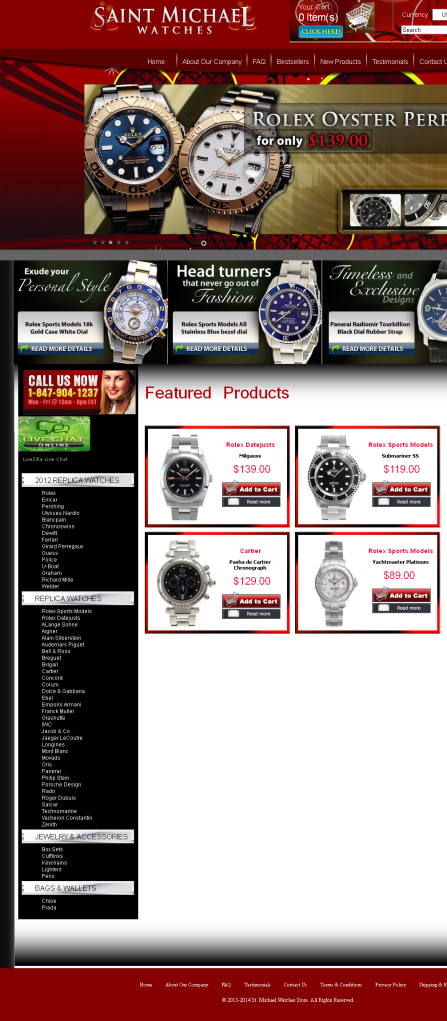 stmichaelwatches.com